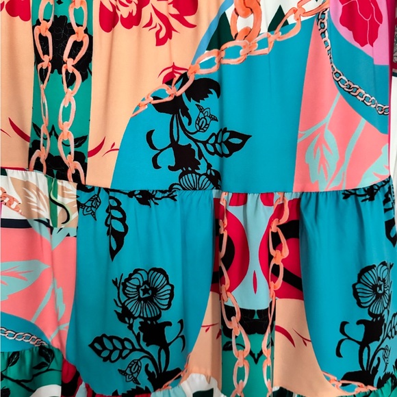 Colorful Patchwork Dress - Picture 4 of 5